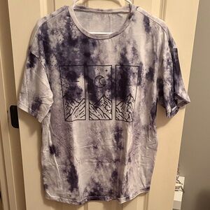 Navy Tie-Dye Graphic T-Shirt